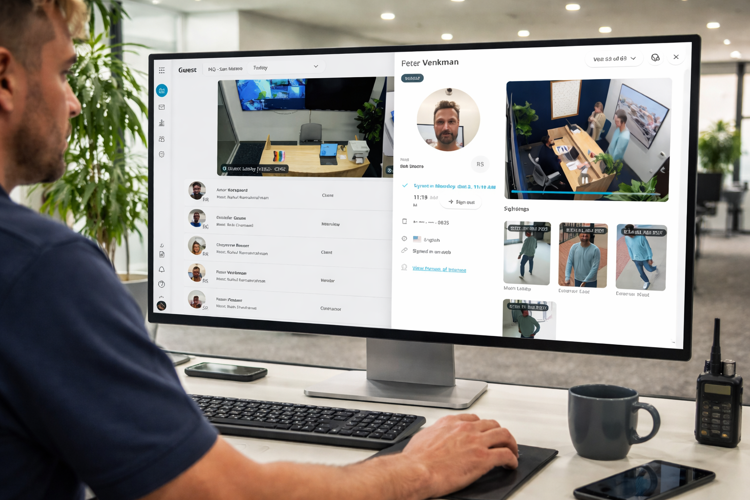 Serverless visitor management system