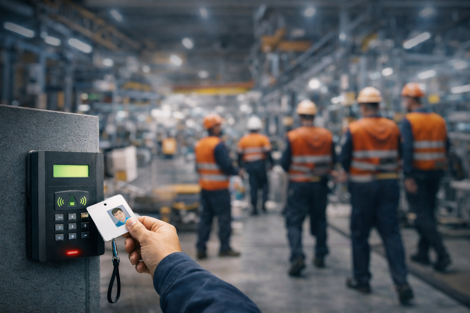 access control for manufacturing facilities