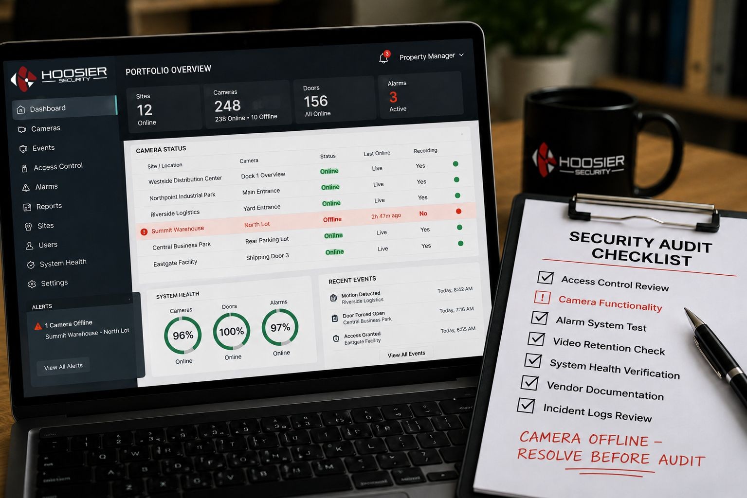 Commercial Security System Audit: Are Your Systems Reducing Risk or Just Recording It?