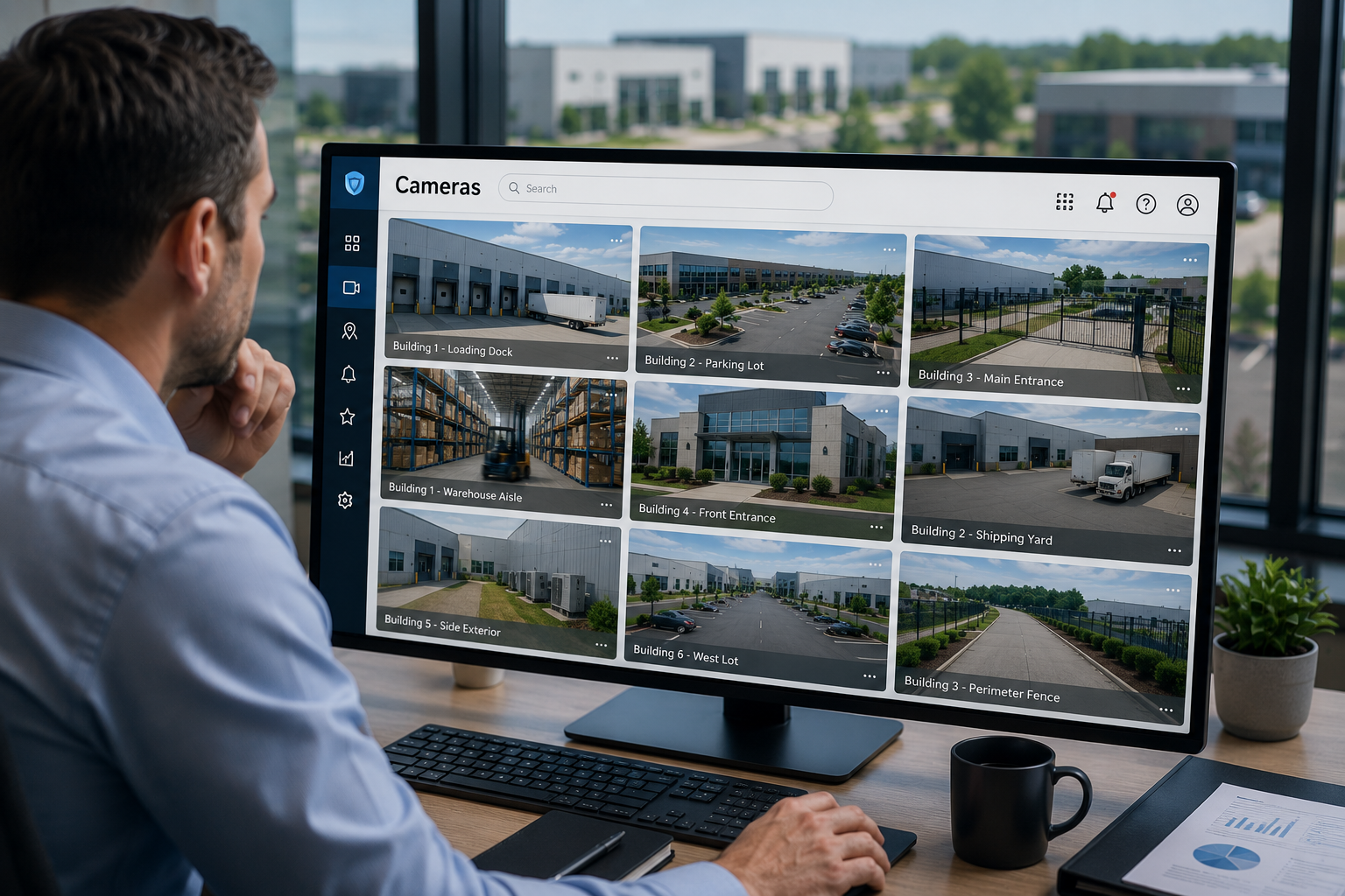 How Portfolio Video Surveillance Helps Industrial Property Managers Reduce Liability Across Multiple Buildings