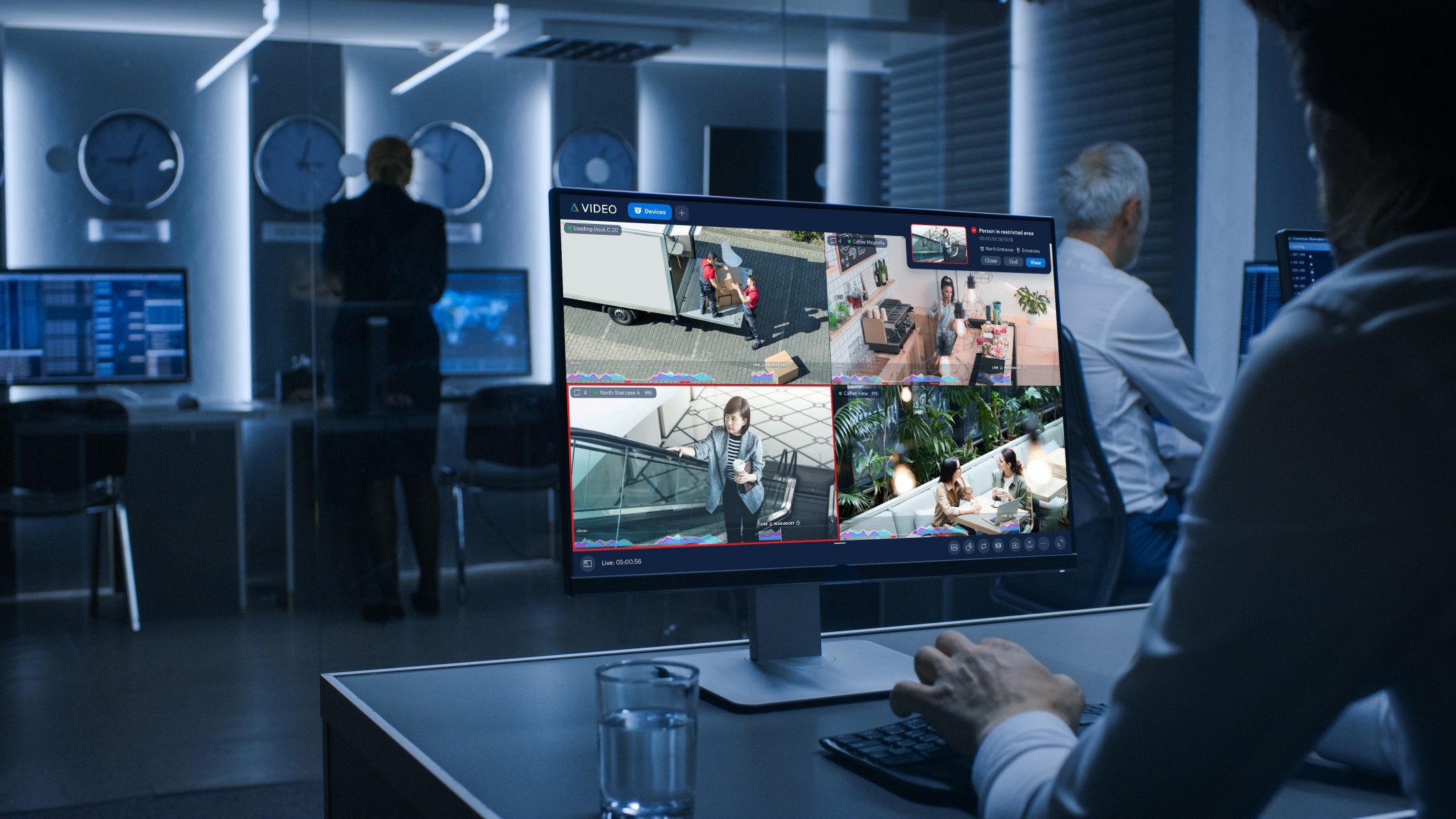 Cloud-based security system without servers